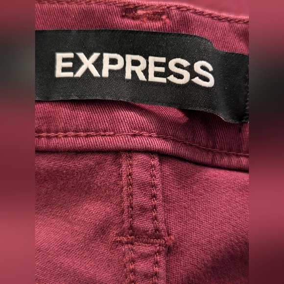 Express jeans mid-rise stretch leggings. 4S - Picture 7 of 7